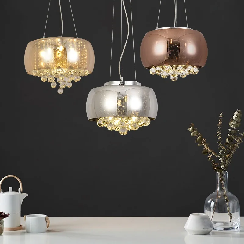 Crystal Chandelier — Living Room & Dining Room — view 1