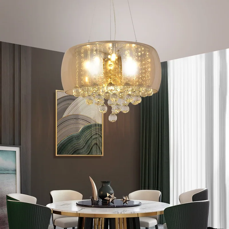 Crystal Chandelier — Living Room & Dining Room — view 3