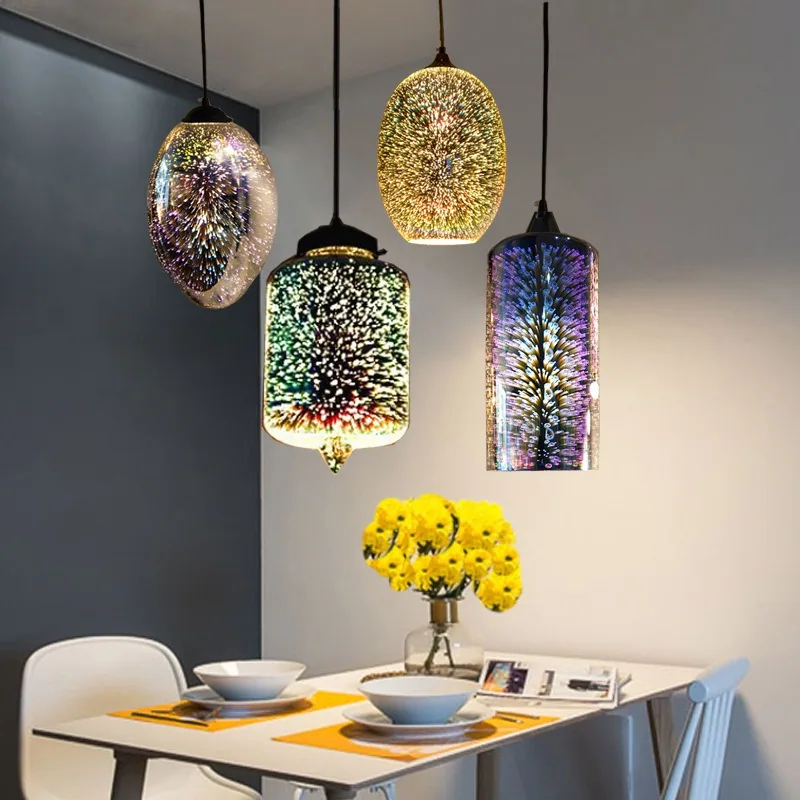 Nordic Glass Chandelier — Dining Room & Café — view 6