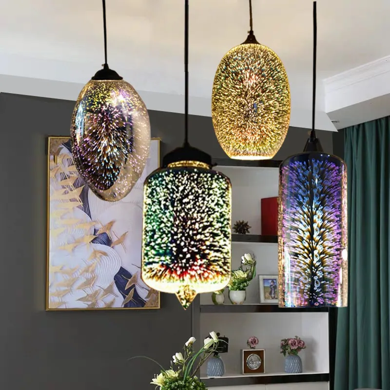 Nordic Glass Chandelier — Dining Room & Café — view 8