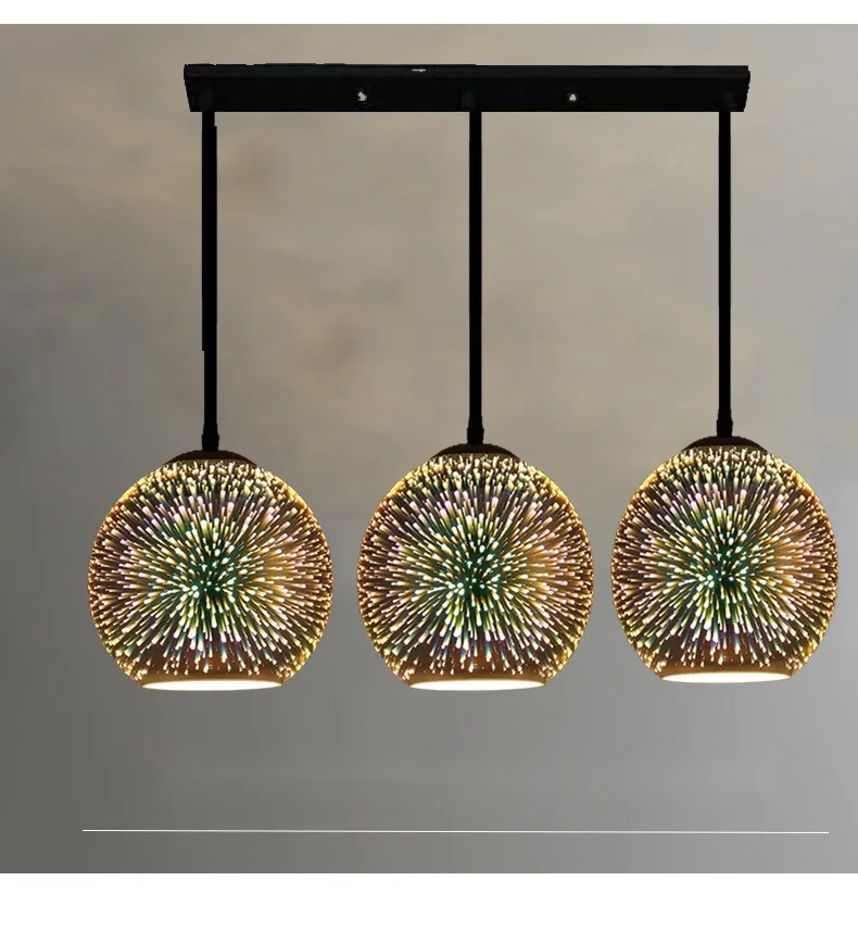 Nordic Glass Chandelier — Dining Room & Café — view 10