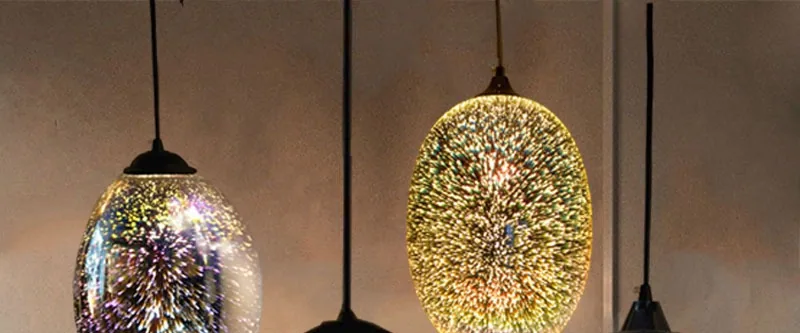 Nordic Glass Chandelier — Dining Room & Café — view 4