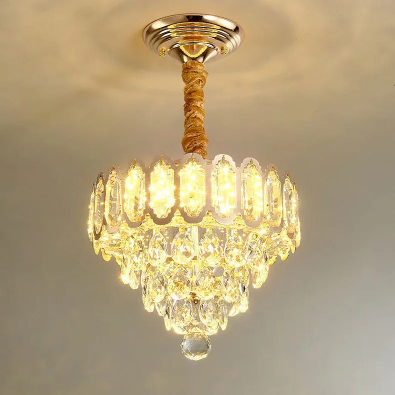 Modern LED Crystal Chandelier — Living Room, Bedroom & Dining Room — view 12