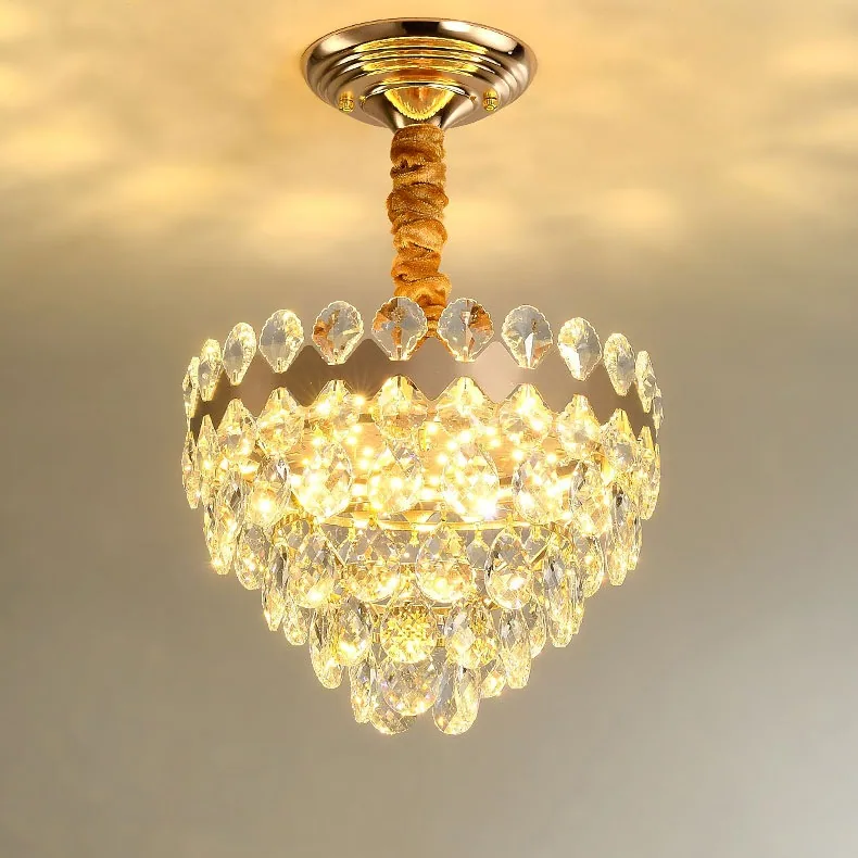 Modern LED Crystal Chandelier — Living Room, Bedroom & Dining Room — view 5