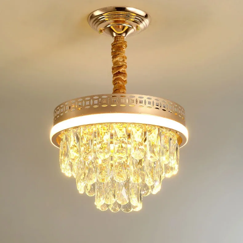 Modern LED Crystal Chandelier — Living Room, Bedroom & Dining Room — view 7