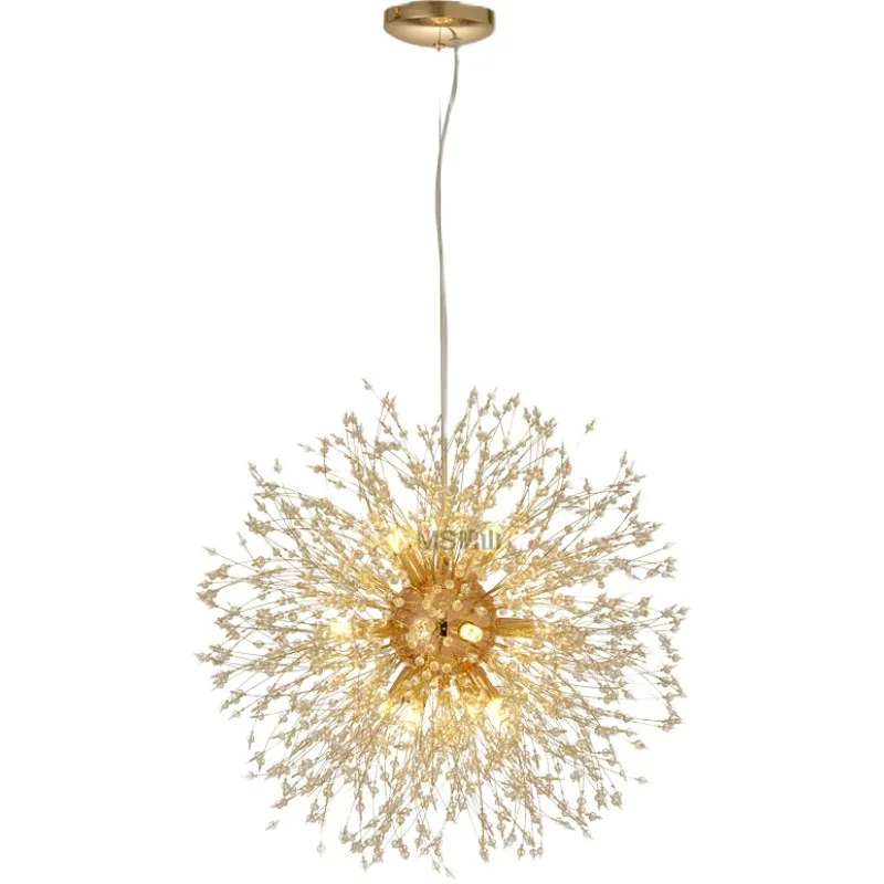 Modern Crystal Chandelier — Living Room & Master Bedroom — view 2