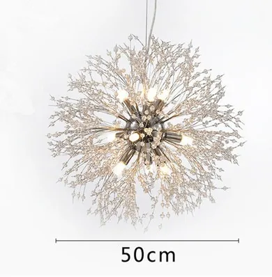 Modern Crystal Chandelier — Living Room & Master Bedroom — view 8