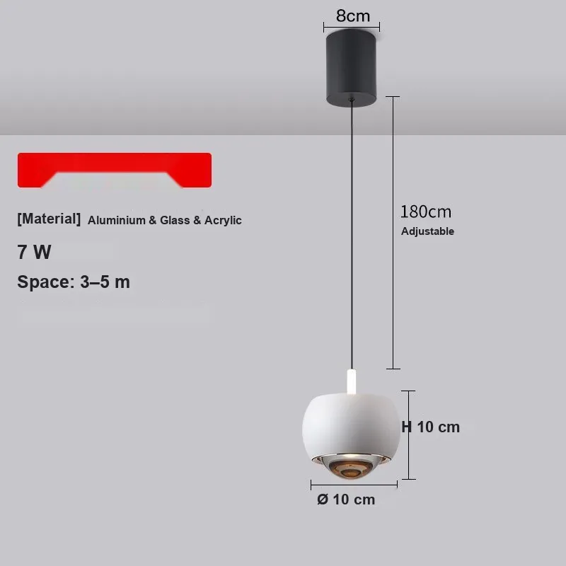 Minimalist Chandelier — Bedside, Dining Room & Bar Counter — view 10
