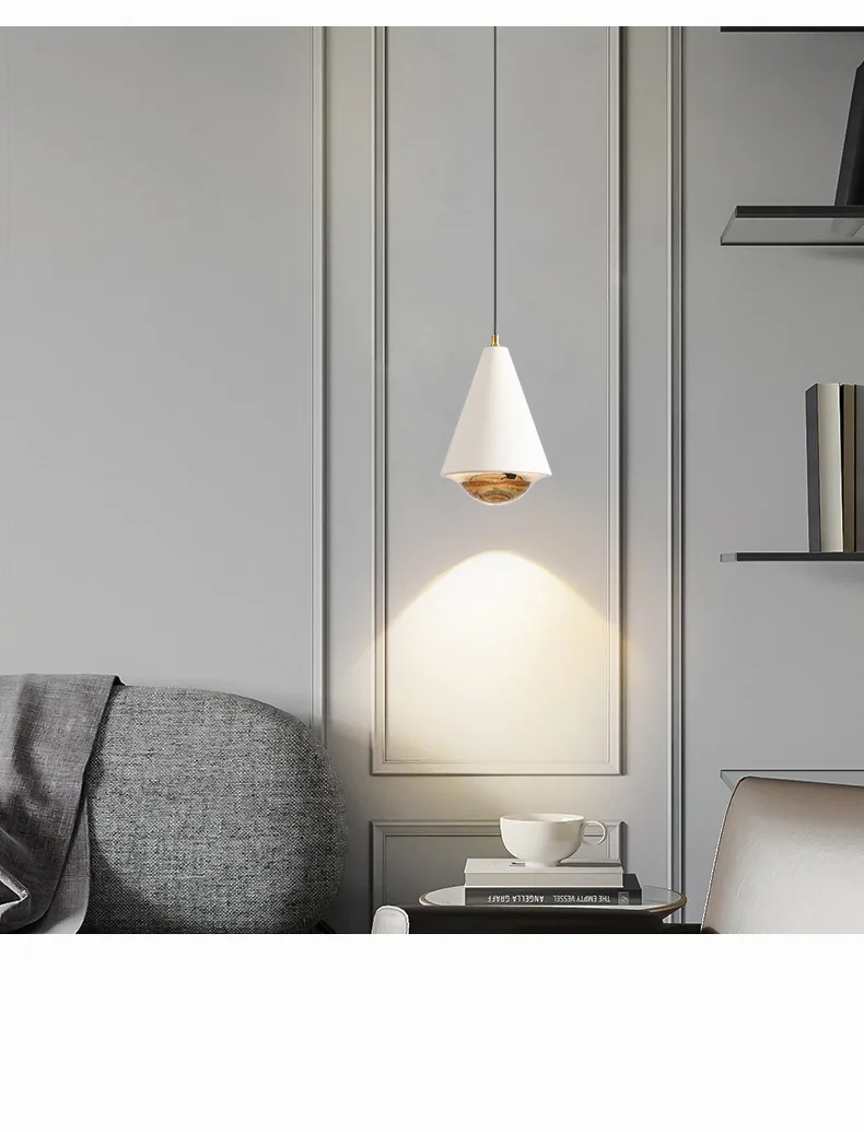 Light Luxury Cord-Hung Chandelier — Bedside & Bar Counter — view 9