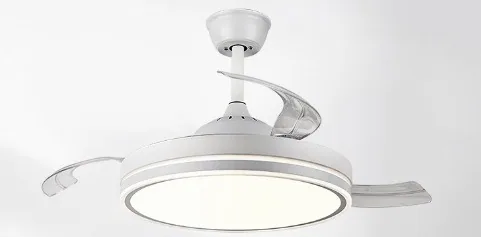 Modern Variable-Frequency Remote-Controlled Ceiling Fan Light — Living Room, Bedroom & Dining Room — view 6