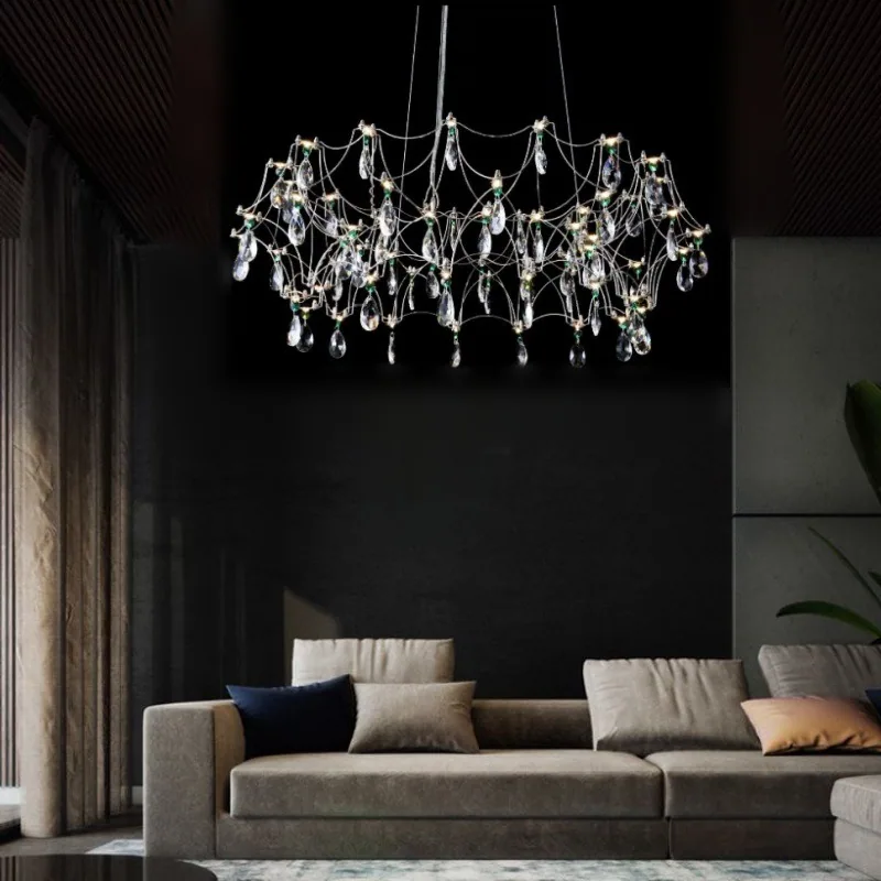 Italian Crystal Chandelier — Villa, Show Flat & Showroom — view 1