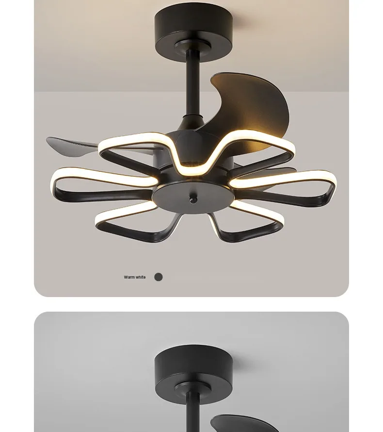 Nordic Smart Remote-Controlled Ceiling Fan Light — Living Room, Bedroom & Dining Room — view 11