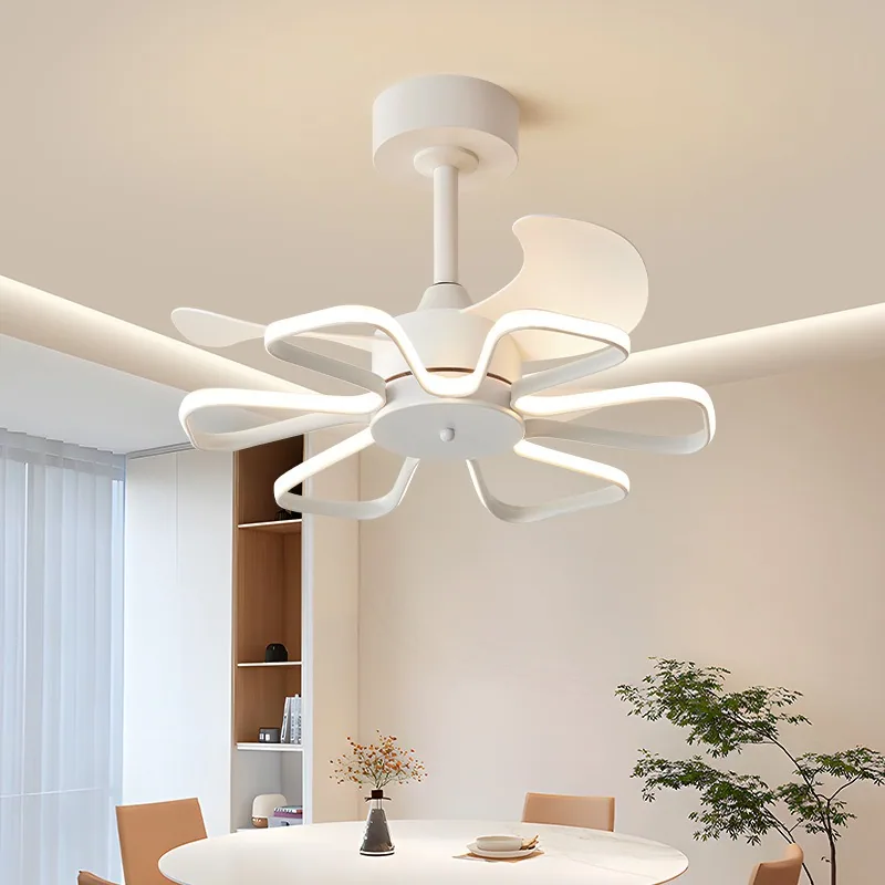 Nordic Smart Remote-Controlled Ceiling Fan Light — Living Room, Bedroom & Dining Room — view 2