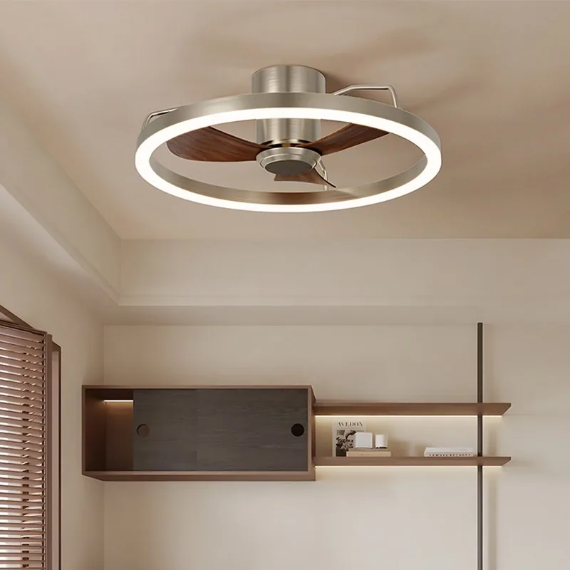 Modern Minimalist Ceiling Fan Light — Bedroom & Dining Room — view 4