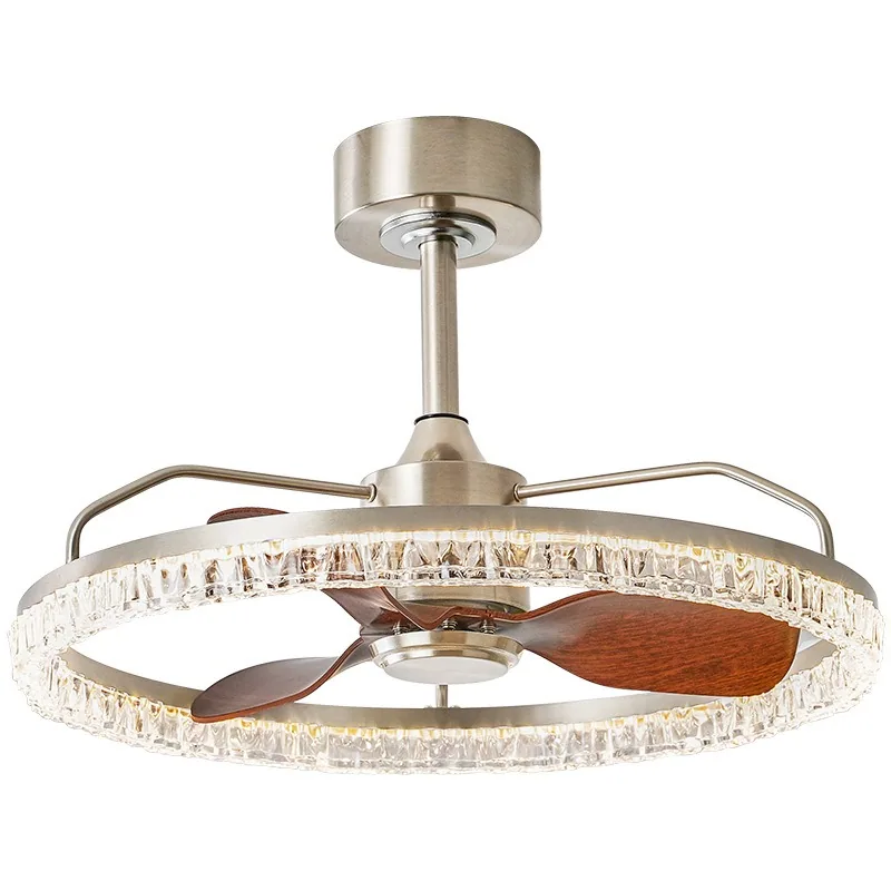 Modern Minimalist Ceiling Fan Light — Bedroom & Dining Room — view 5
